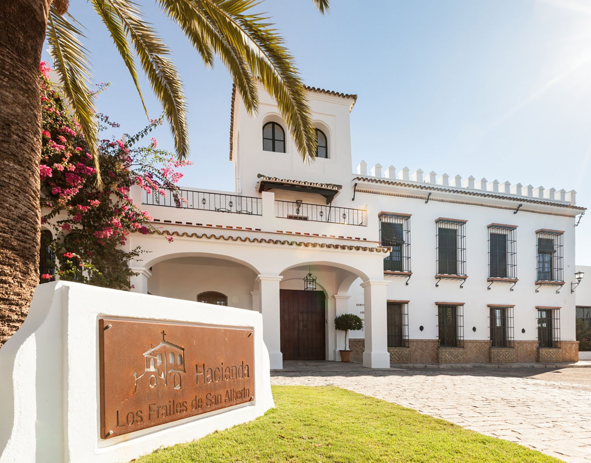 Fachada Hacienda Los Frailes de San Alberto